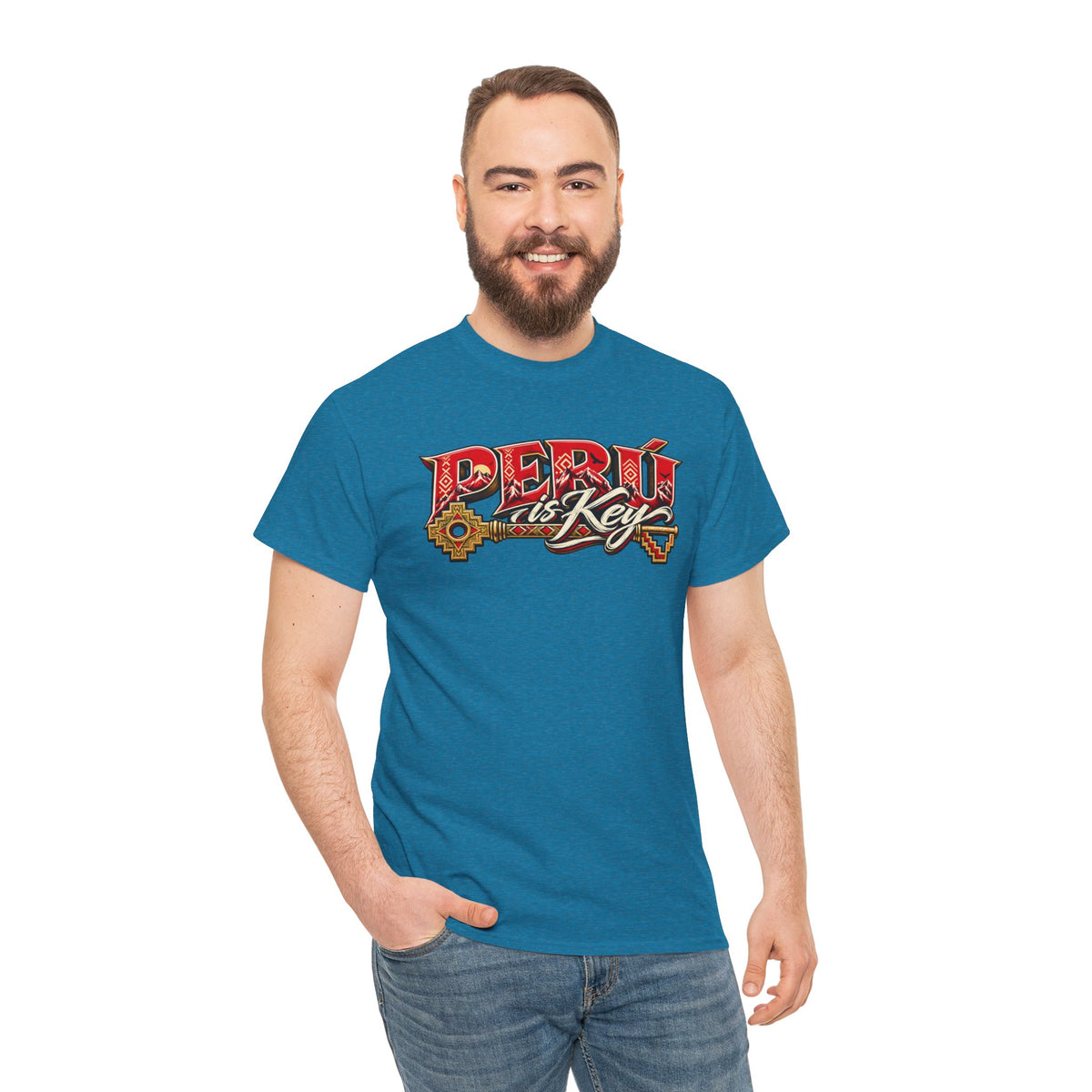 Best Peru is Key T-Shirt - Andes Sun & Condor Peruvian Tee