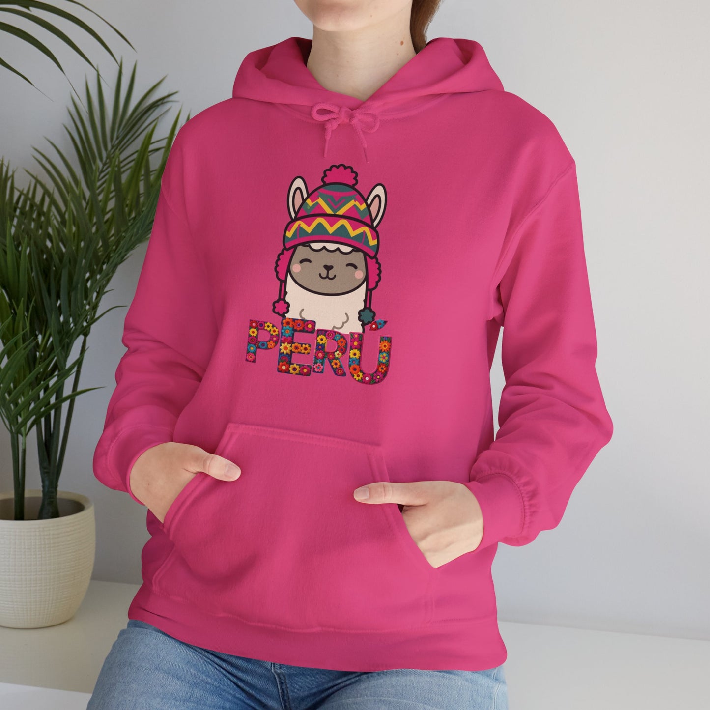 Best Peru Llama Chullo Hoodie - Cute Peruvian