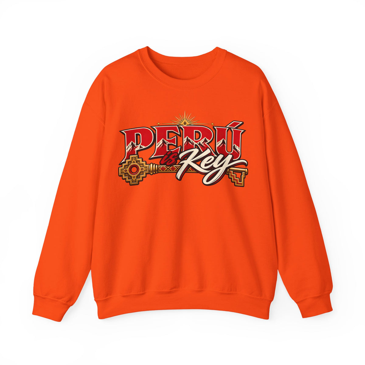 Best Peru is Key Sweatshirt - Golden Sun Andes Crewneck