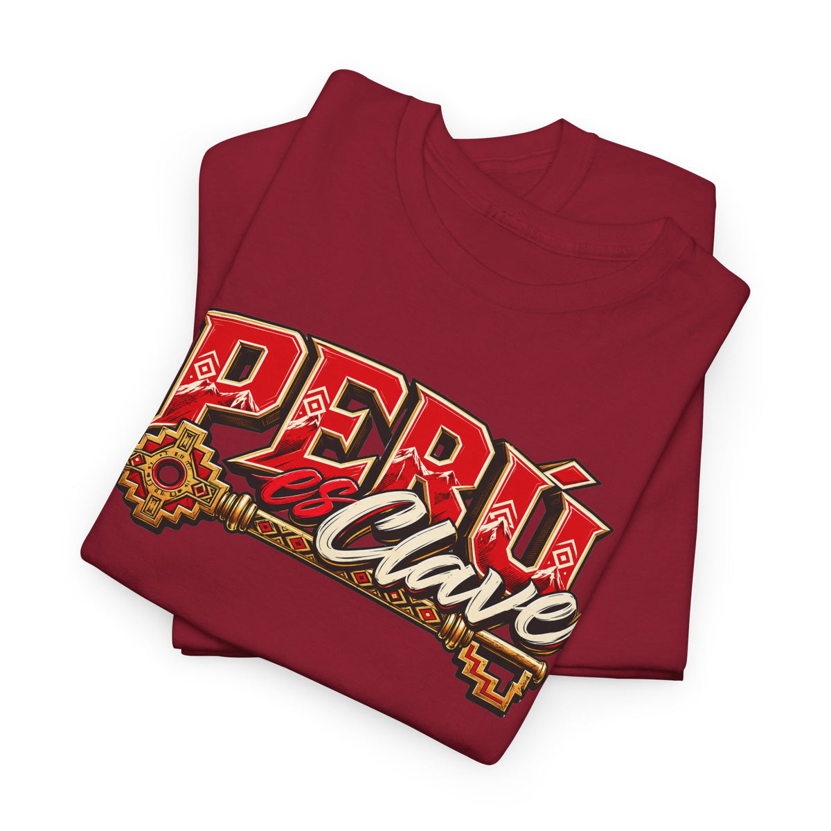 Best Perú es Clave T-Shirt - Gold Key & Andes Peruvian Tee