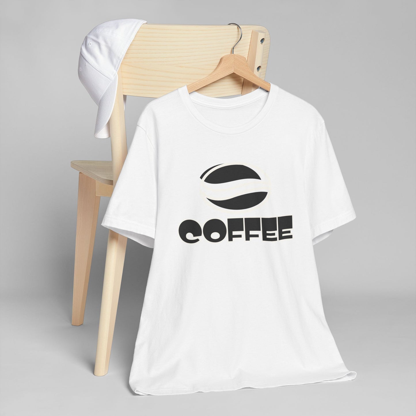 Minimalist Coffee Logo T-Shirt – Modern Graphic Tee for Coffee Lovers (USA Only)
