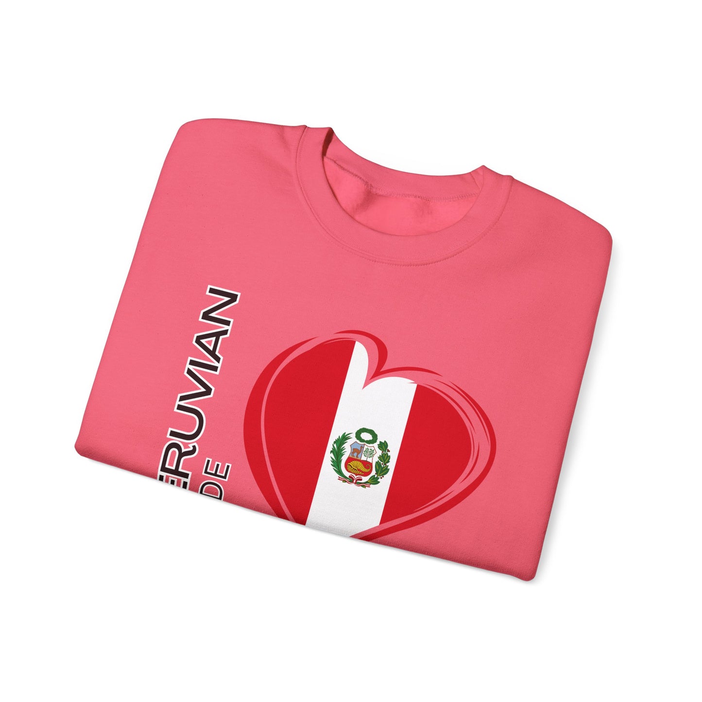Best Peruvian Unisex Sweatshirt "Peruvian Pride Heart"