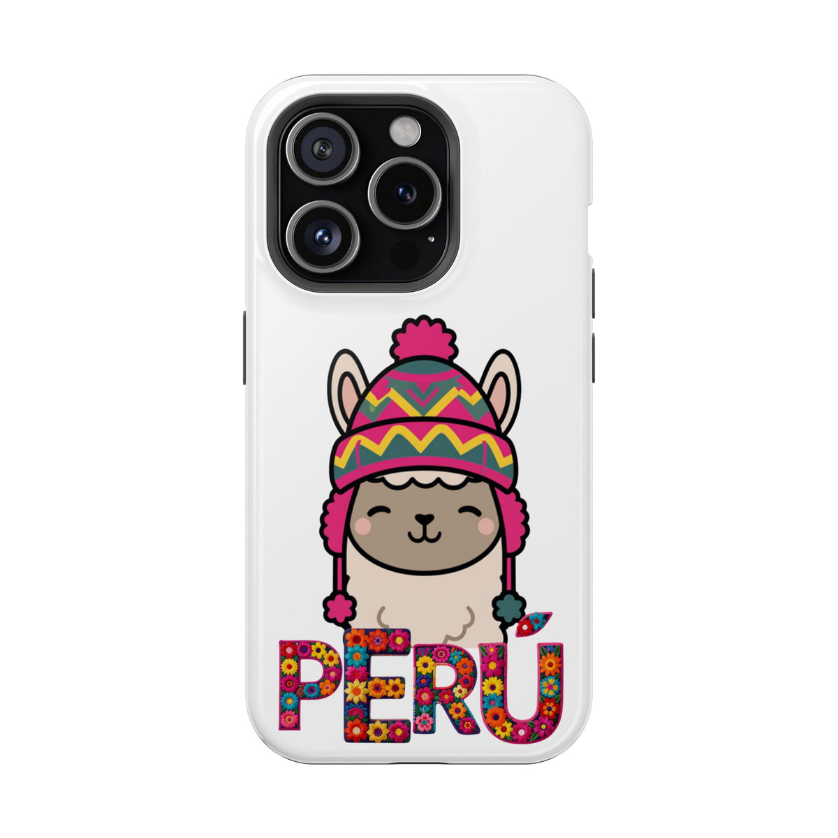 Best Peru Phone Case – Cute Llama with Chullo | Peruvian Gift