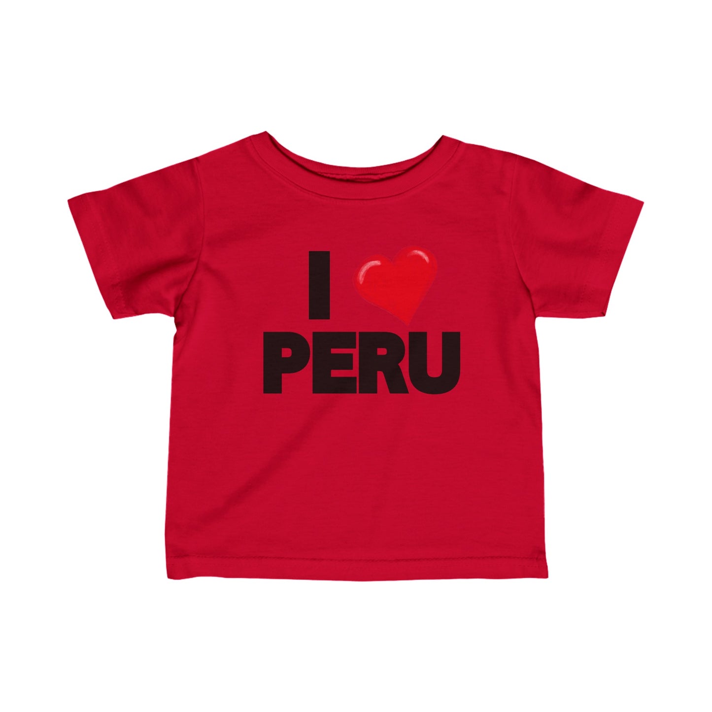 Best Peruvian Infant Fine Jersey Tee "I Love Peru"