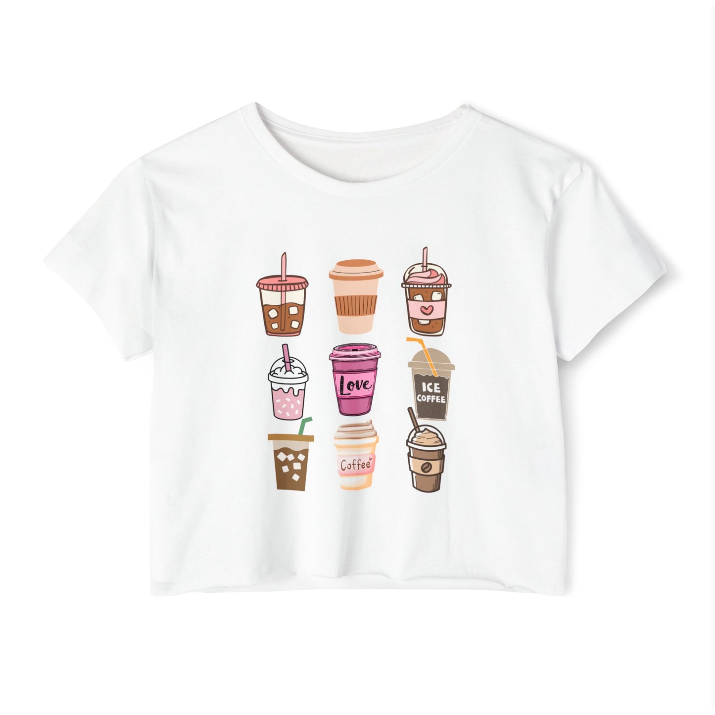 Best Coffee Cropped T-Shirt "Coffee Mugs That's Serving Up Success"