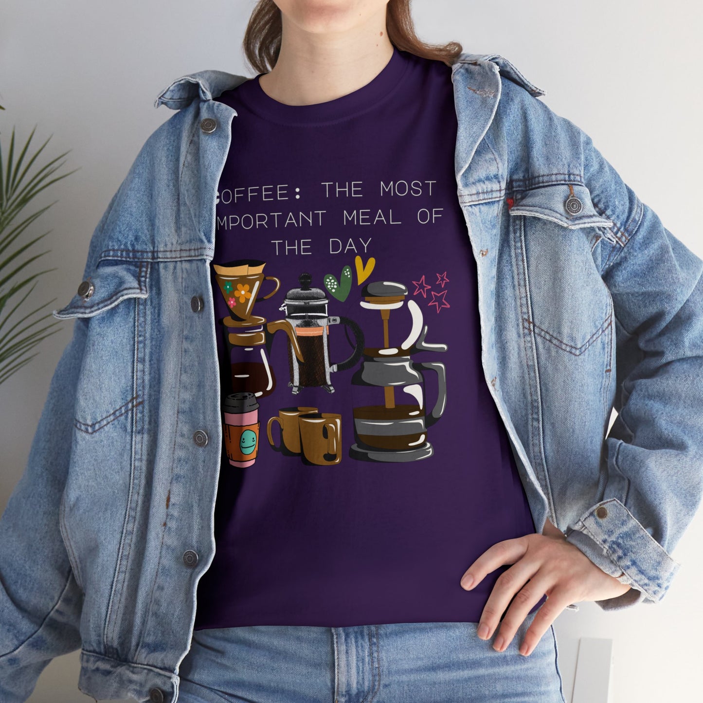 Best Unisex Coffee T-Shirt "Coffee: the most important meal of the day"