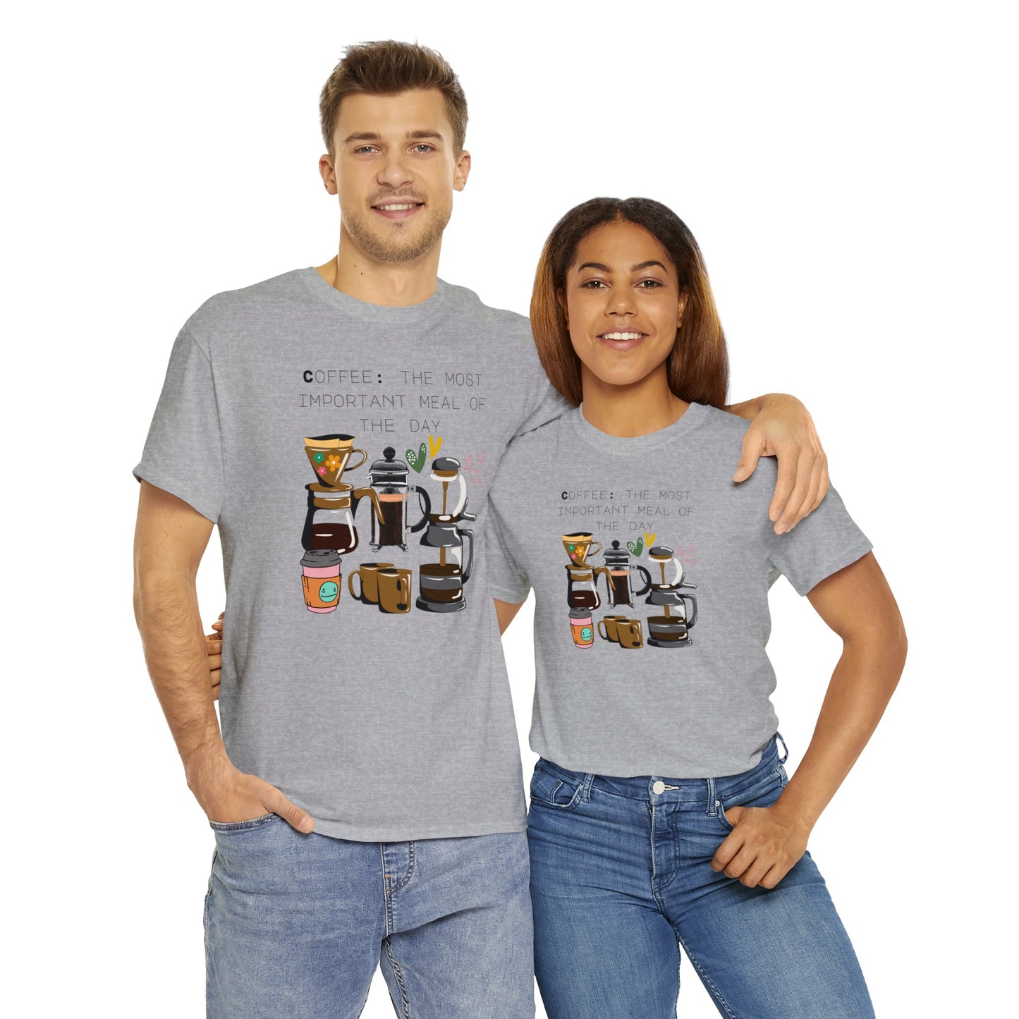 Best Unisex Coffee T-Shirt "Coffee: the most important meal of the day"