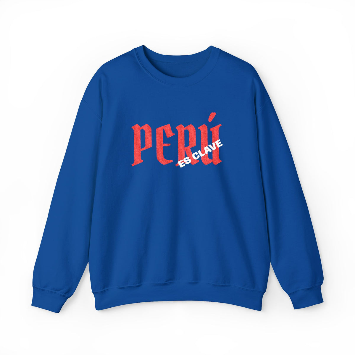 Best Peru Es Clave Embroidered Sweatshirt USA
