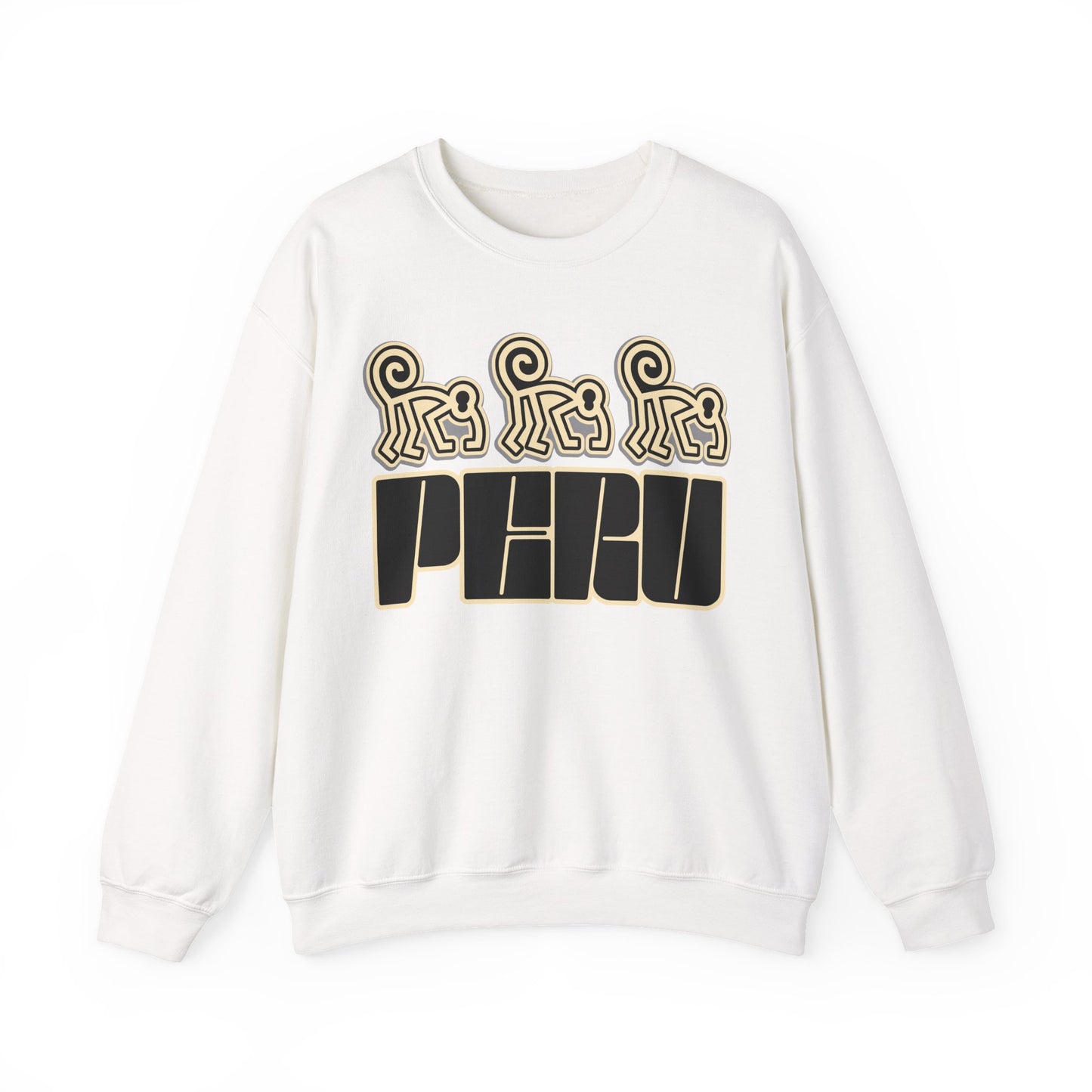 Best Peru Nazca Monkey Sweatshirt - Peruvian Crewneck