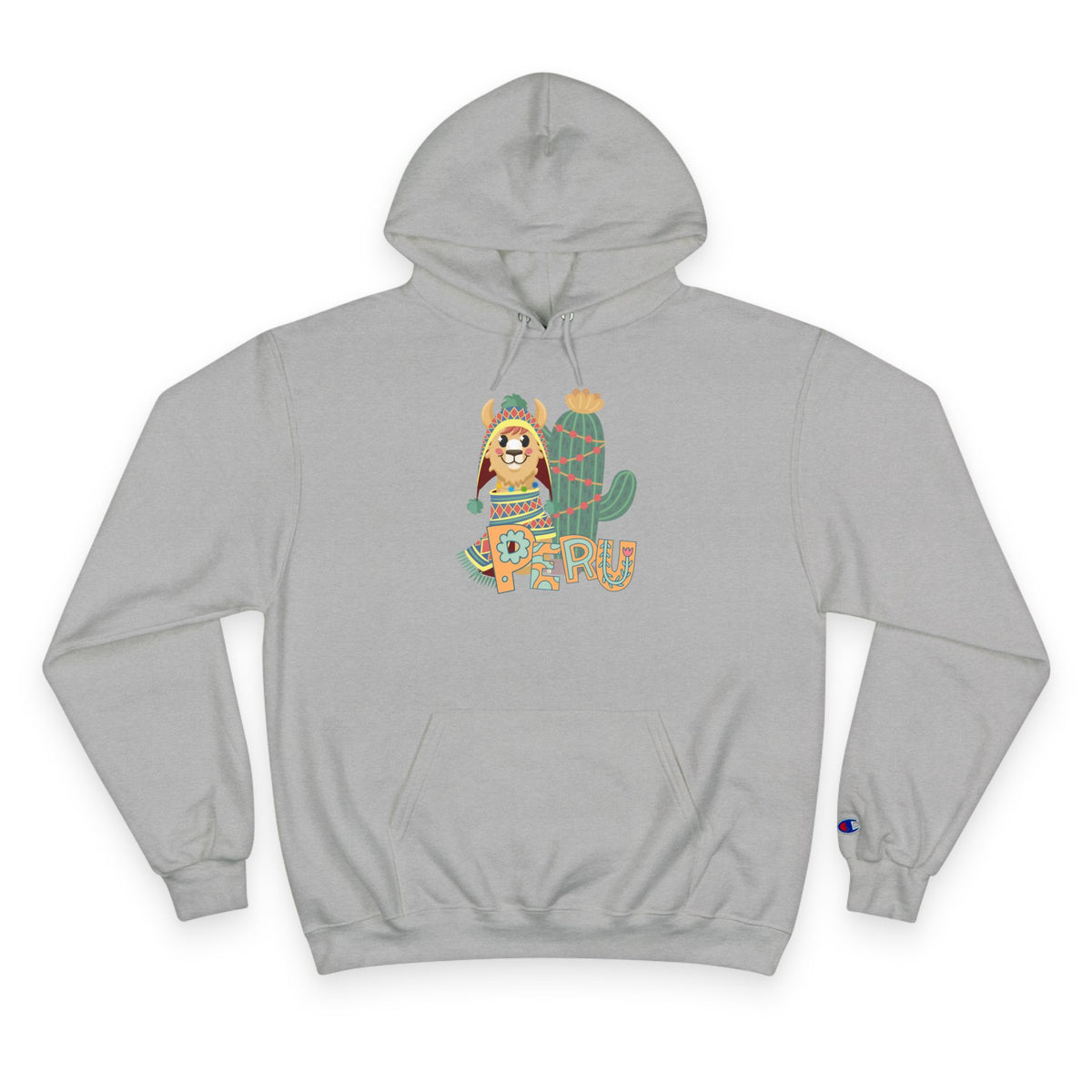 Best Peru Llama Cactus Champion Hoodie USA