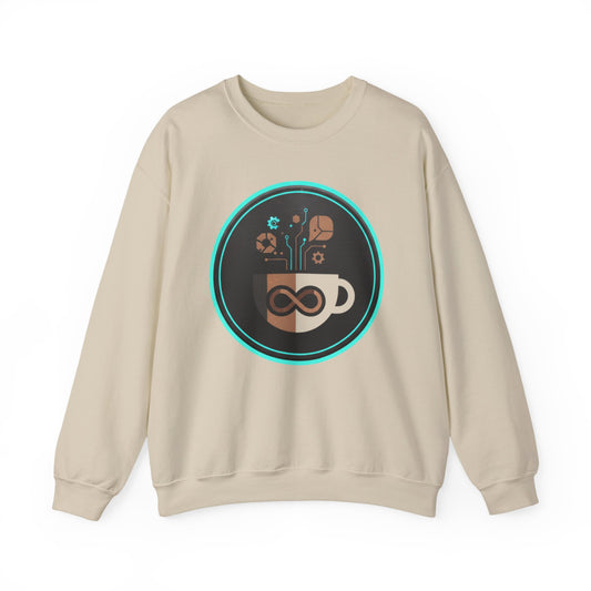 ♻️☕ Eco-Tech Coffee Infinity Sweatshirt USA | Sustainable Unisex Coffee Sweater