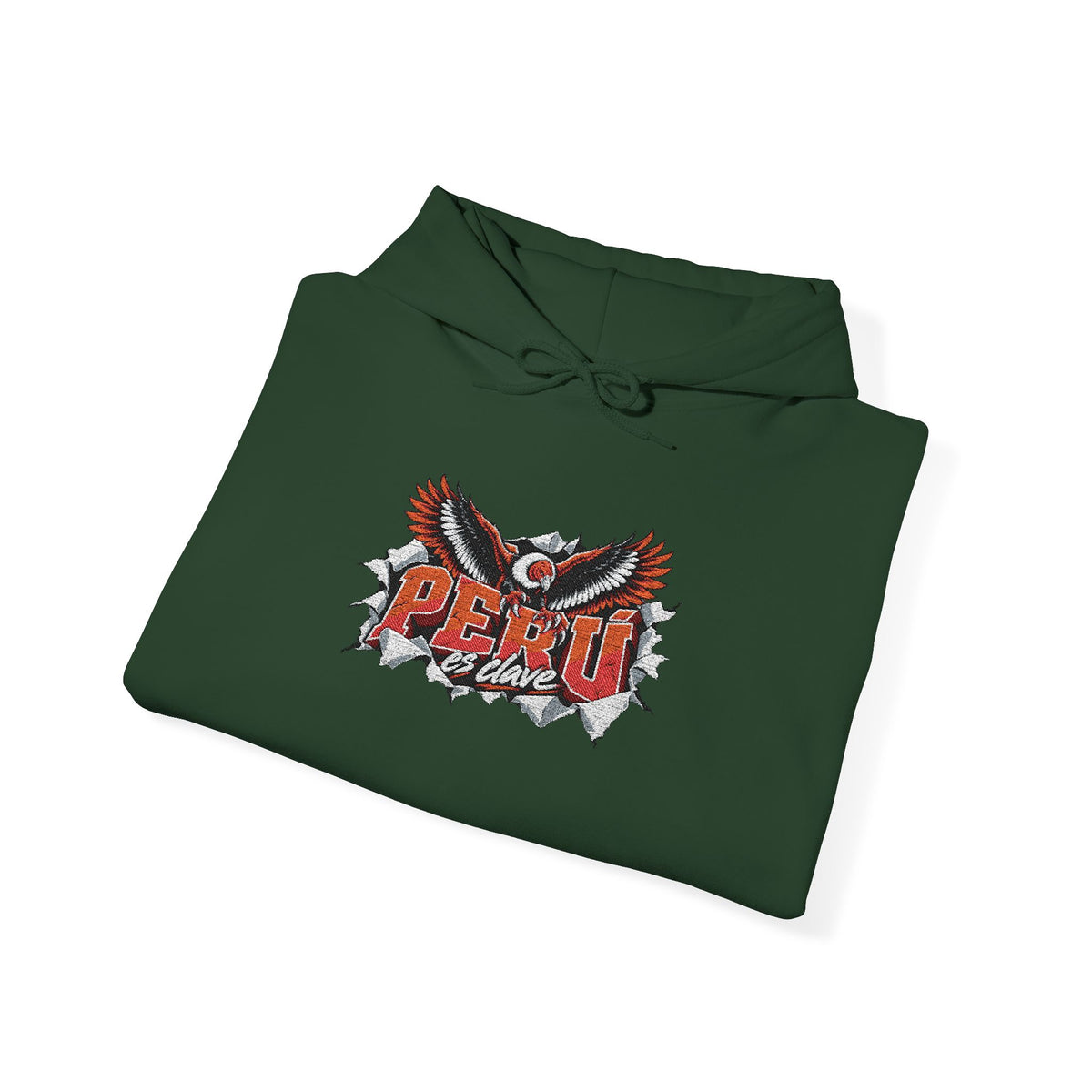 Best Perú es Clave Condor Hoodie - Embroidered Andean Gift