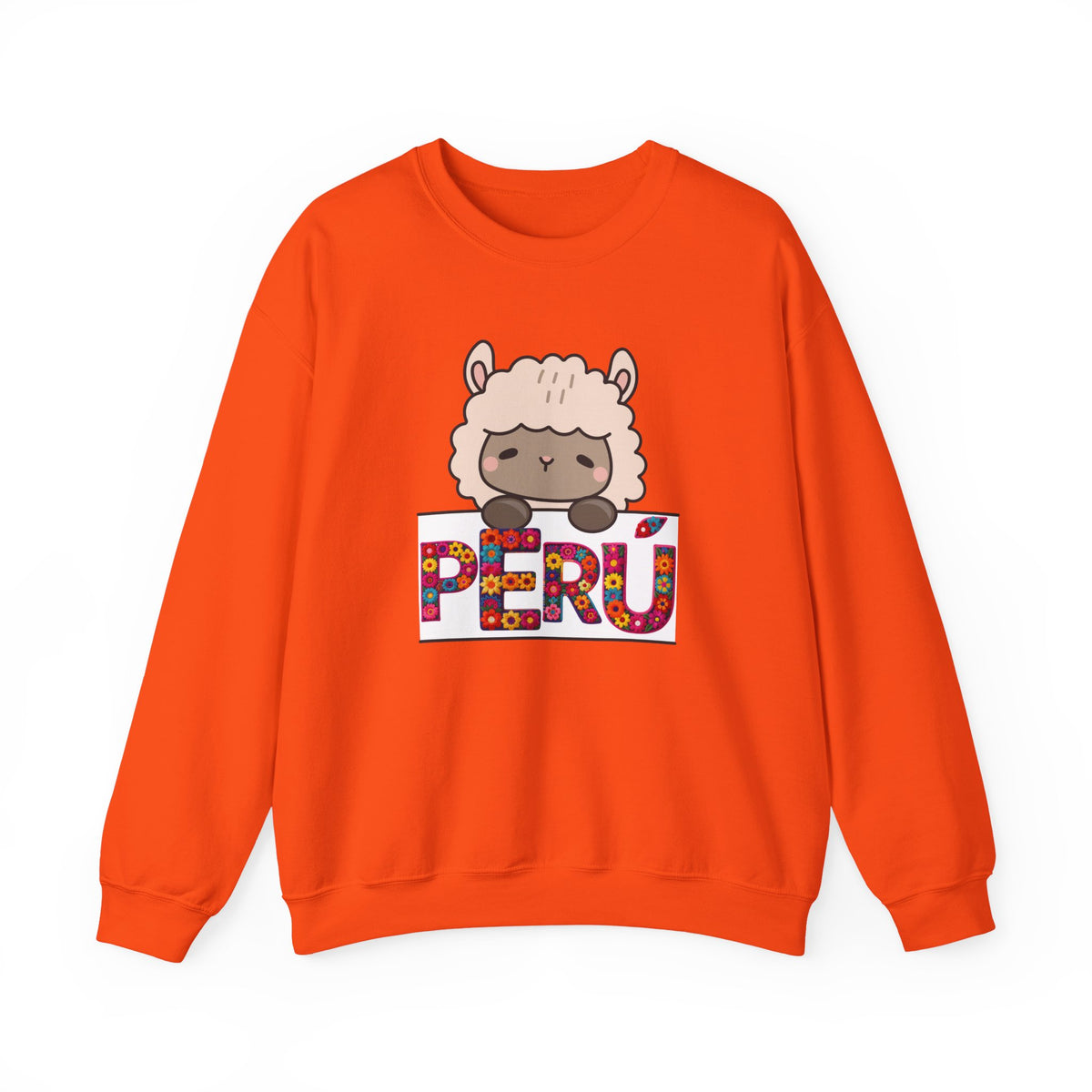 Best Cute Alpaca Peru Sweatshirt - Kawaii Floral Crewneck