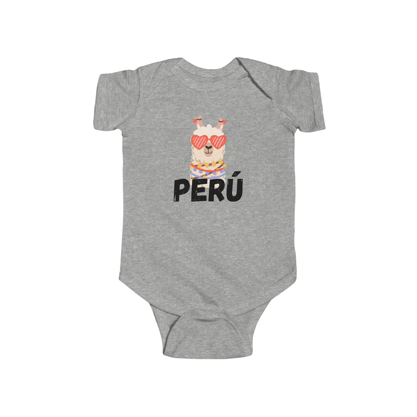 Best Peruvian Infant Bodysuit "Peru Llama"