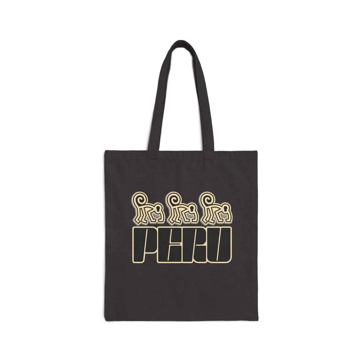 Best Peru Nazca Monkey Canvas Tote Bag