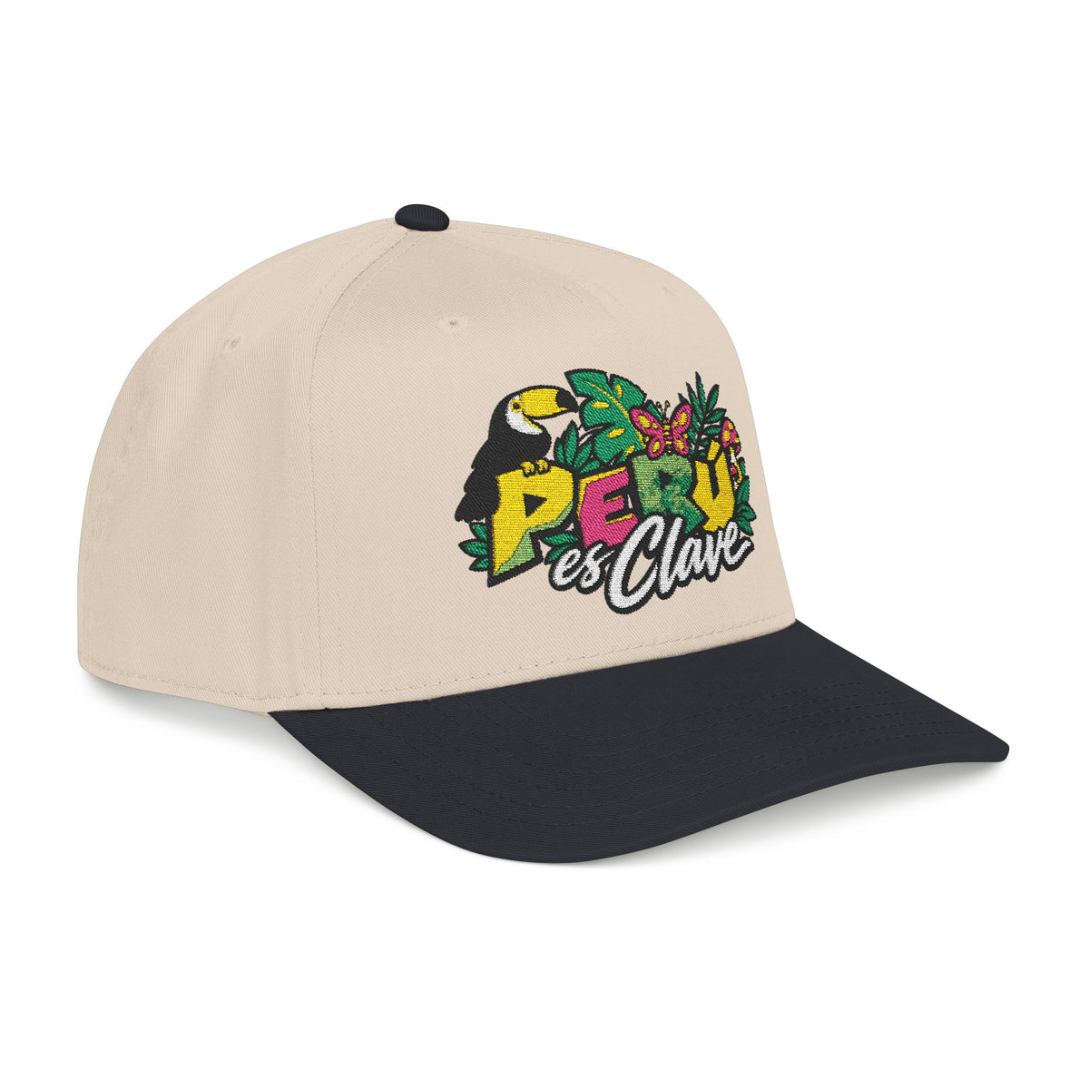 Best Perú es Clave Hat - Embroidered Amazon Toucan Cap