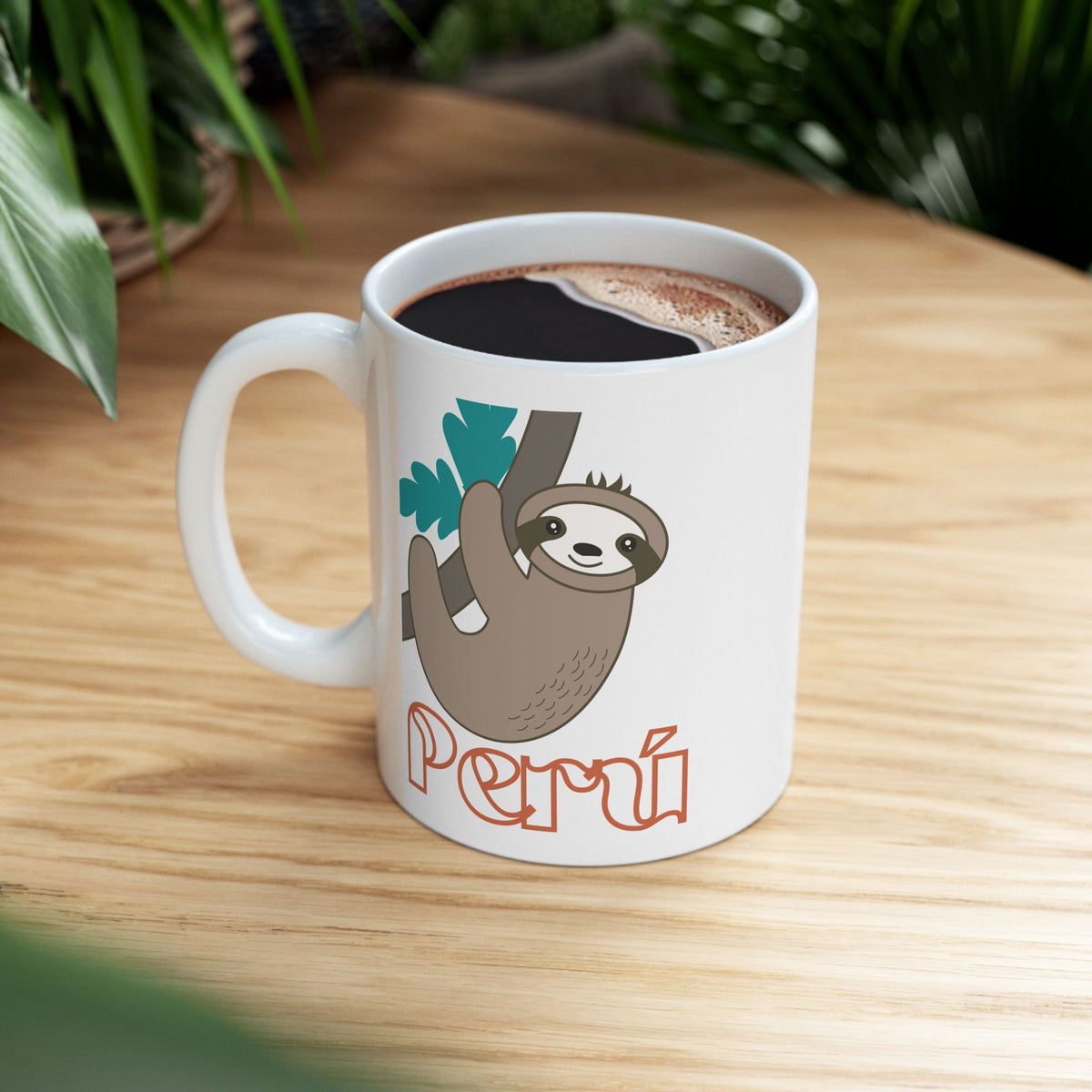 Best Peruvian Ceramic Coffee Mug "Peruvian Perezoso"