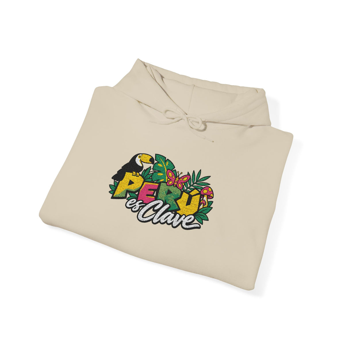 Best Perú es Clave Embroidered Hoodie - Amazon Toucan Gift