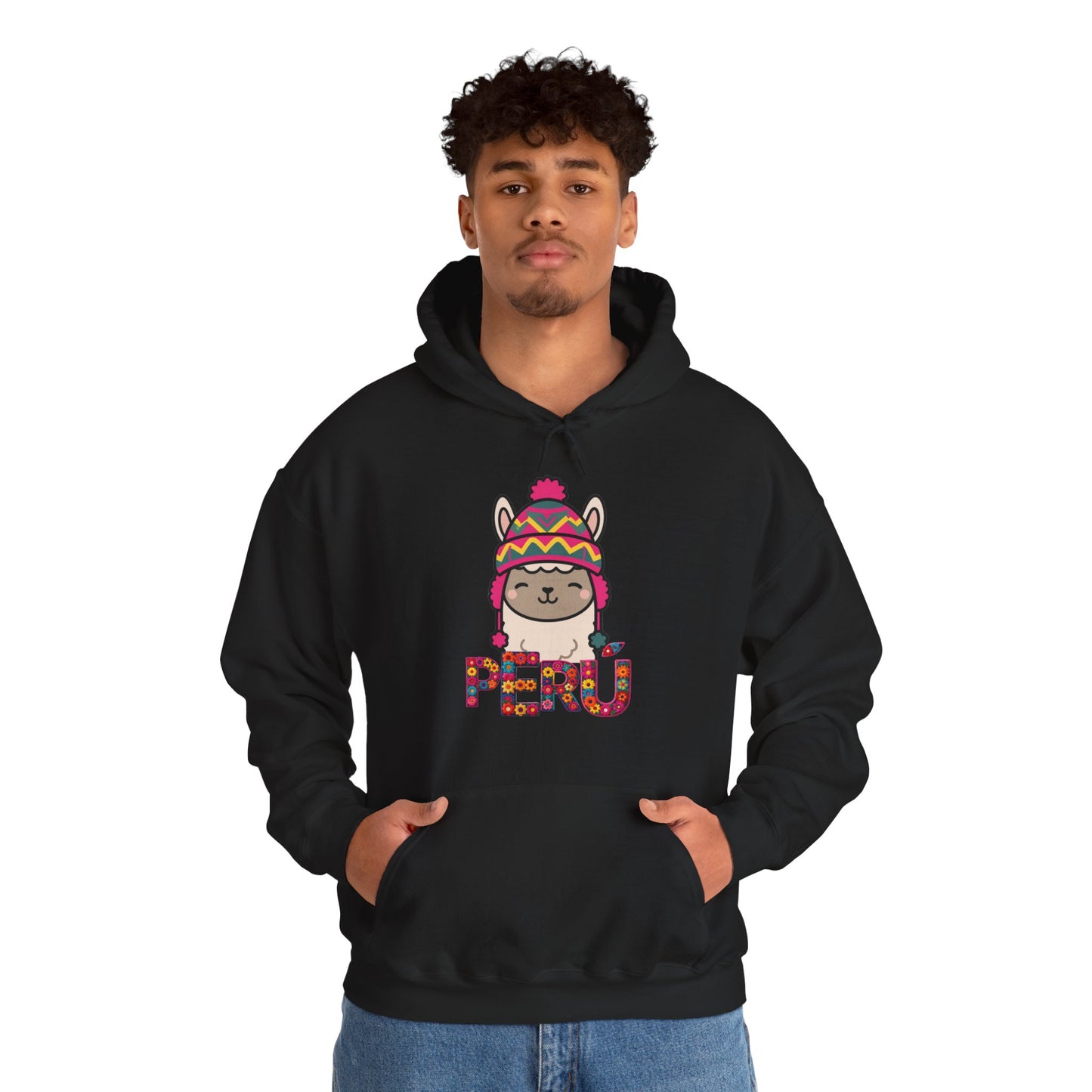 Best Peru Llama Chullo Hoodie - Cute Peruvian