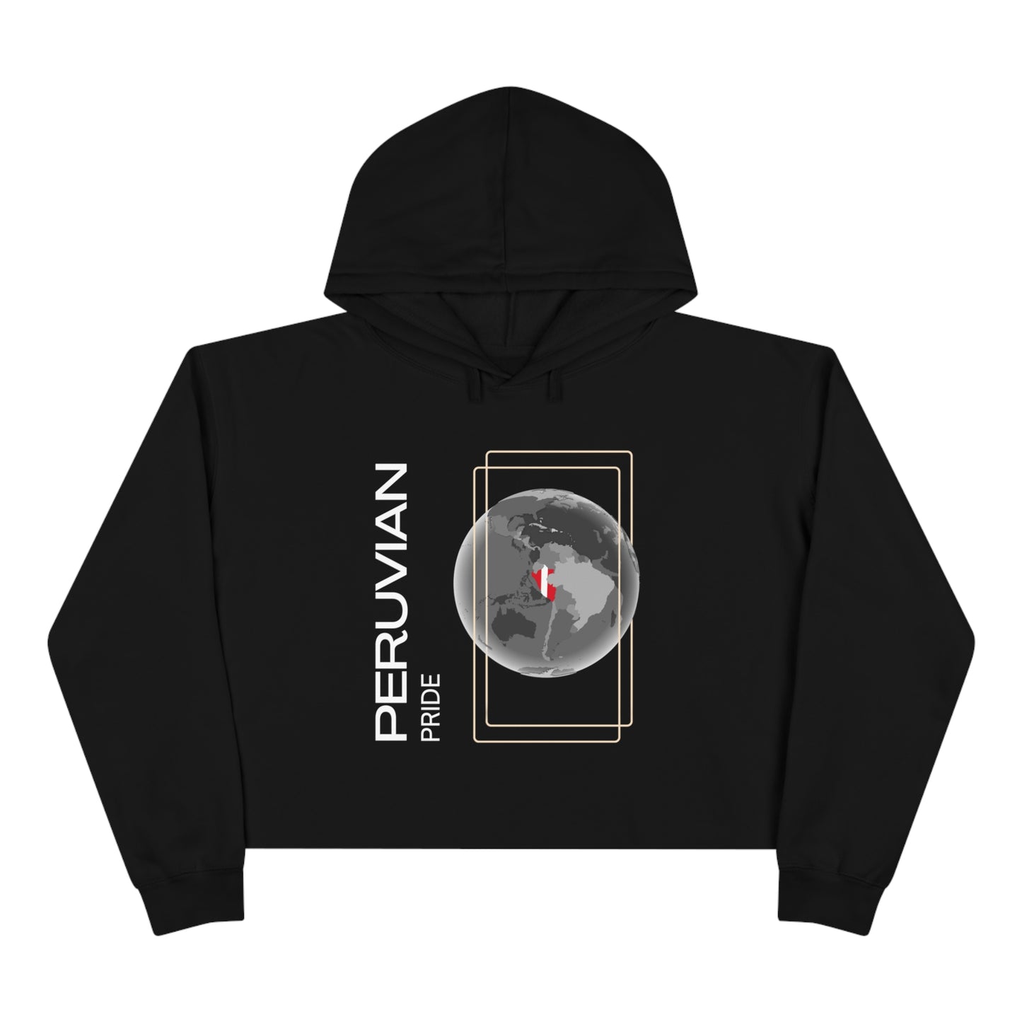 Peruvian Crop Hoodie "Peruvian Pride"