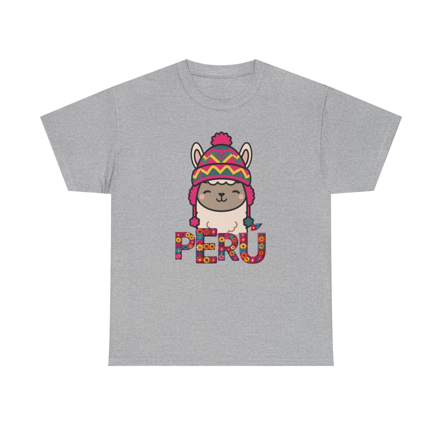 Best Peru Chullo Llama T-Shirt USA Unisex Andean Pride Tee