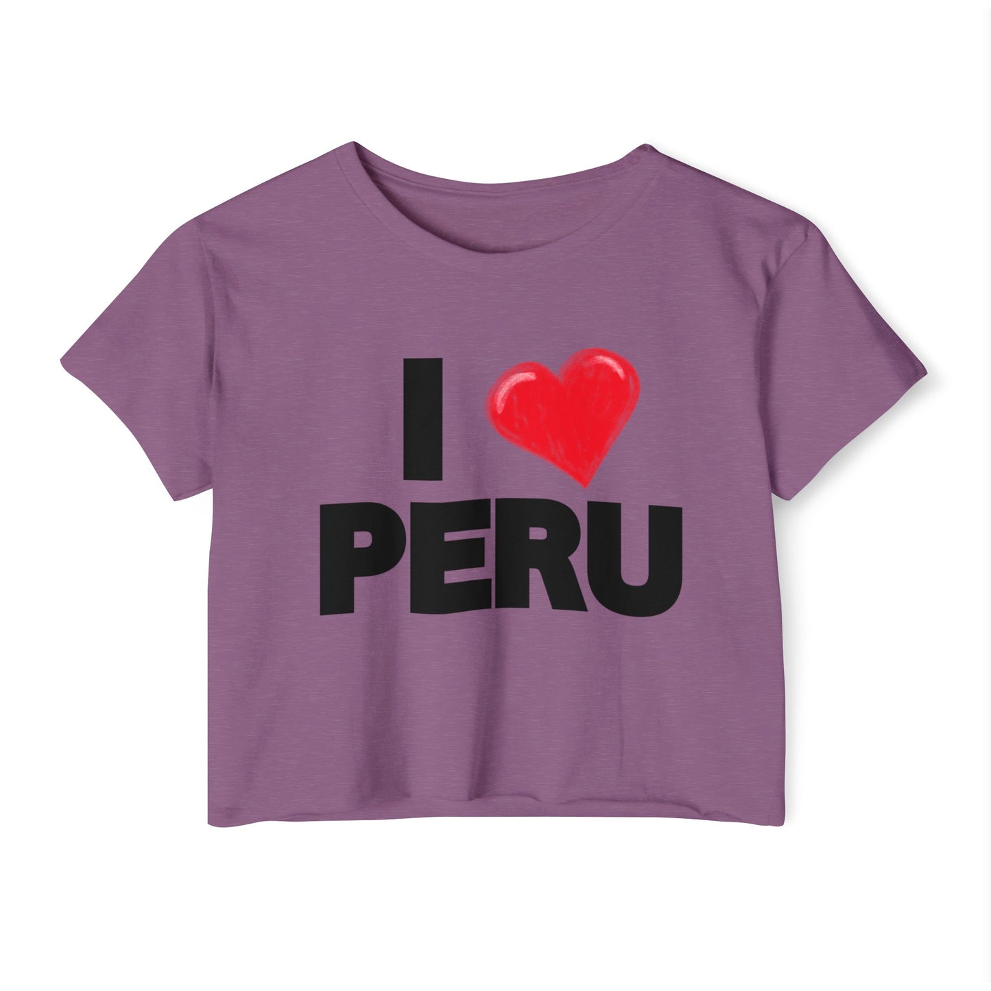 Peruvian Crop Top "Love Peru"