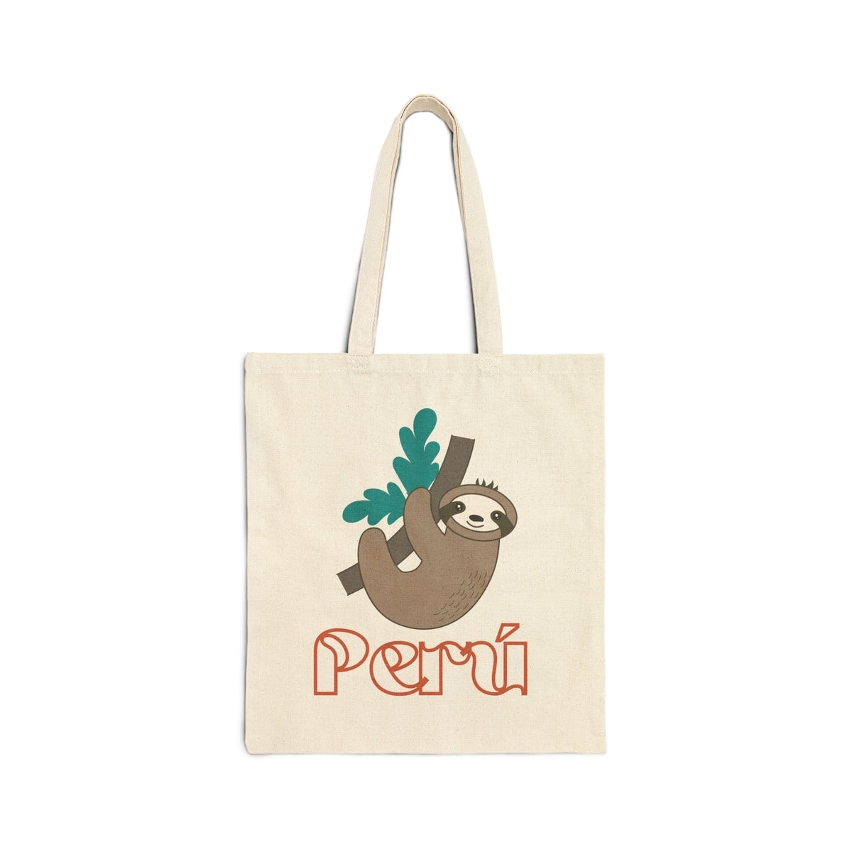 Best Peruvian Canvas Tote Bag "Perezoso Perú"