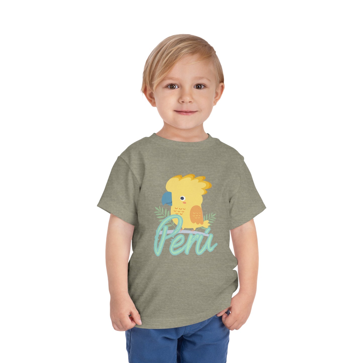 Best PeruvianToddler Short Sleeve Tee "Peru Jungle"