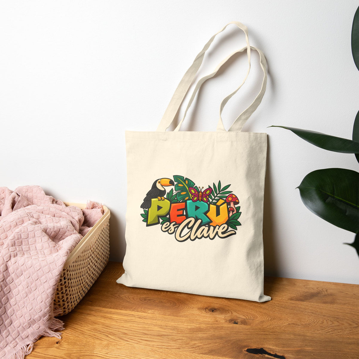 Best Perú es Clave Tote Bag - Amazon Toucan Canvas Gift