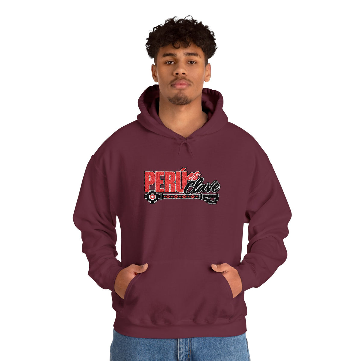 Best Peru Es Clave Embroidered Hoodie USA