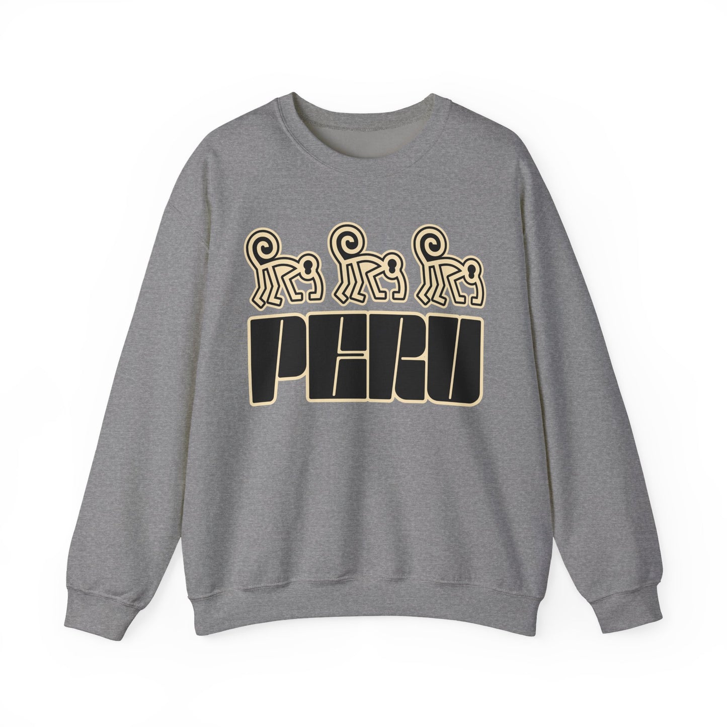 Best Peru Nazca Monkey Sweatshirt - Peruvian Crewneck
