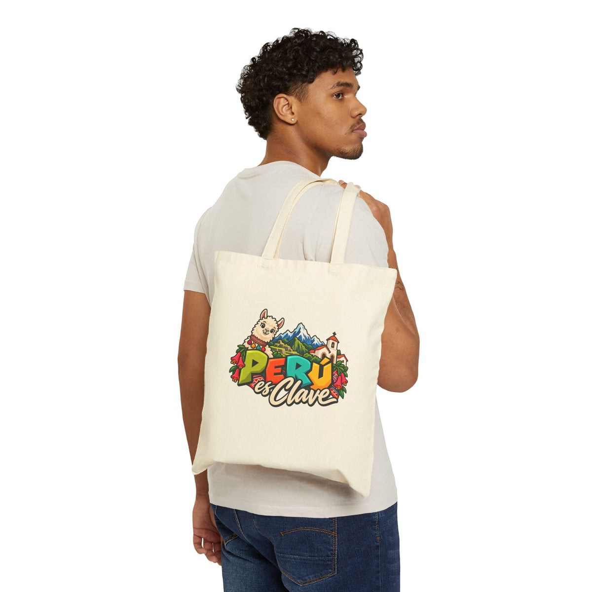 Best Perú es Clave Tote Bag - Alpaca & Machu Picchu Gift