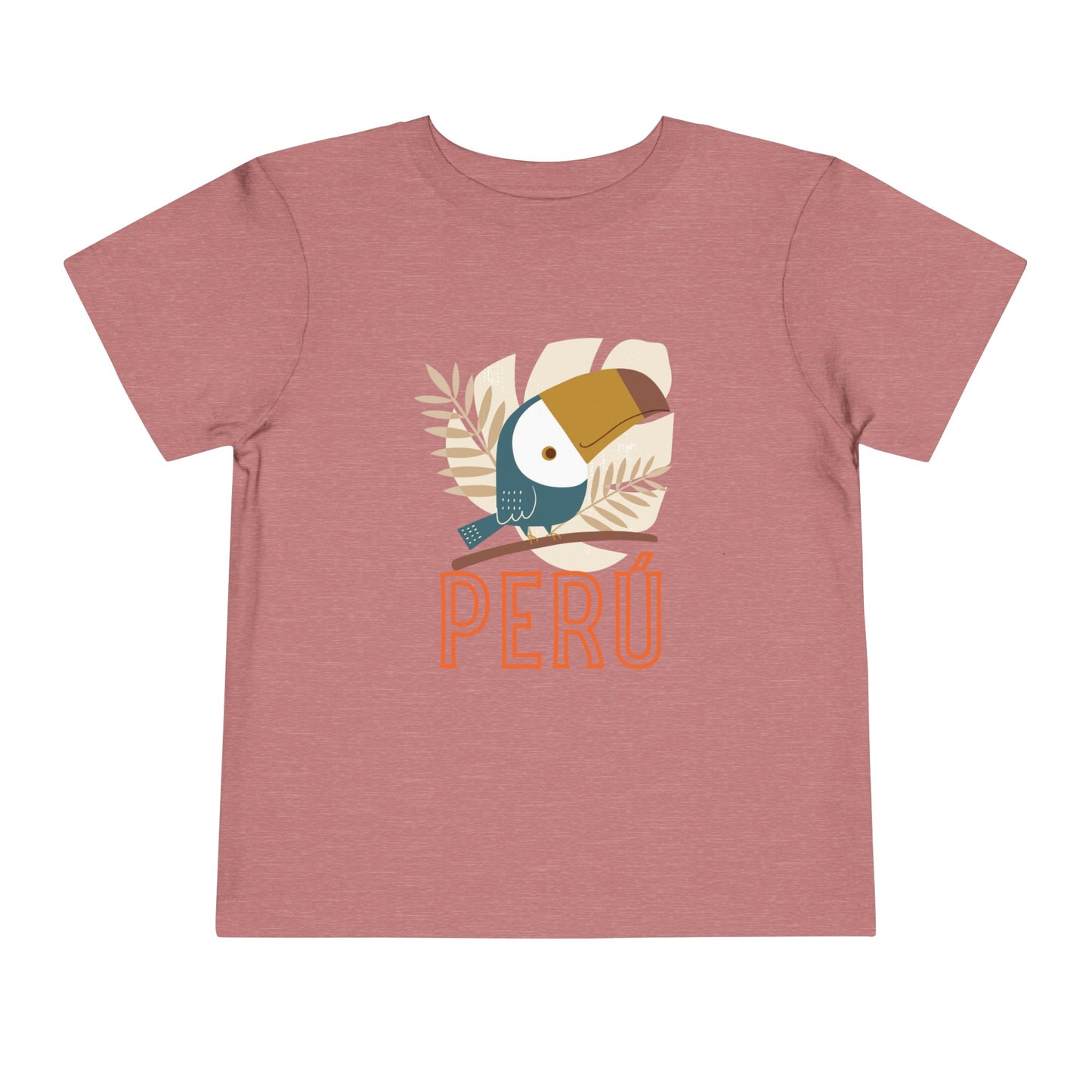 Best PeruvianToddler Short Sleeve Tee "Peru Toucan"