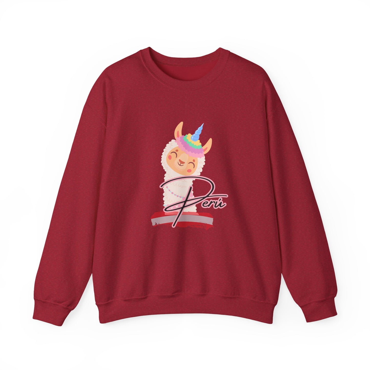 Best Peruvian Unisex Sweatshirt "Llama Unicorn"