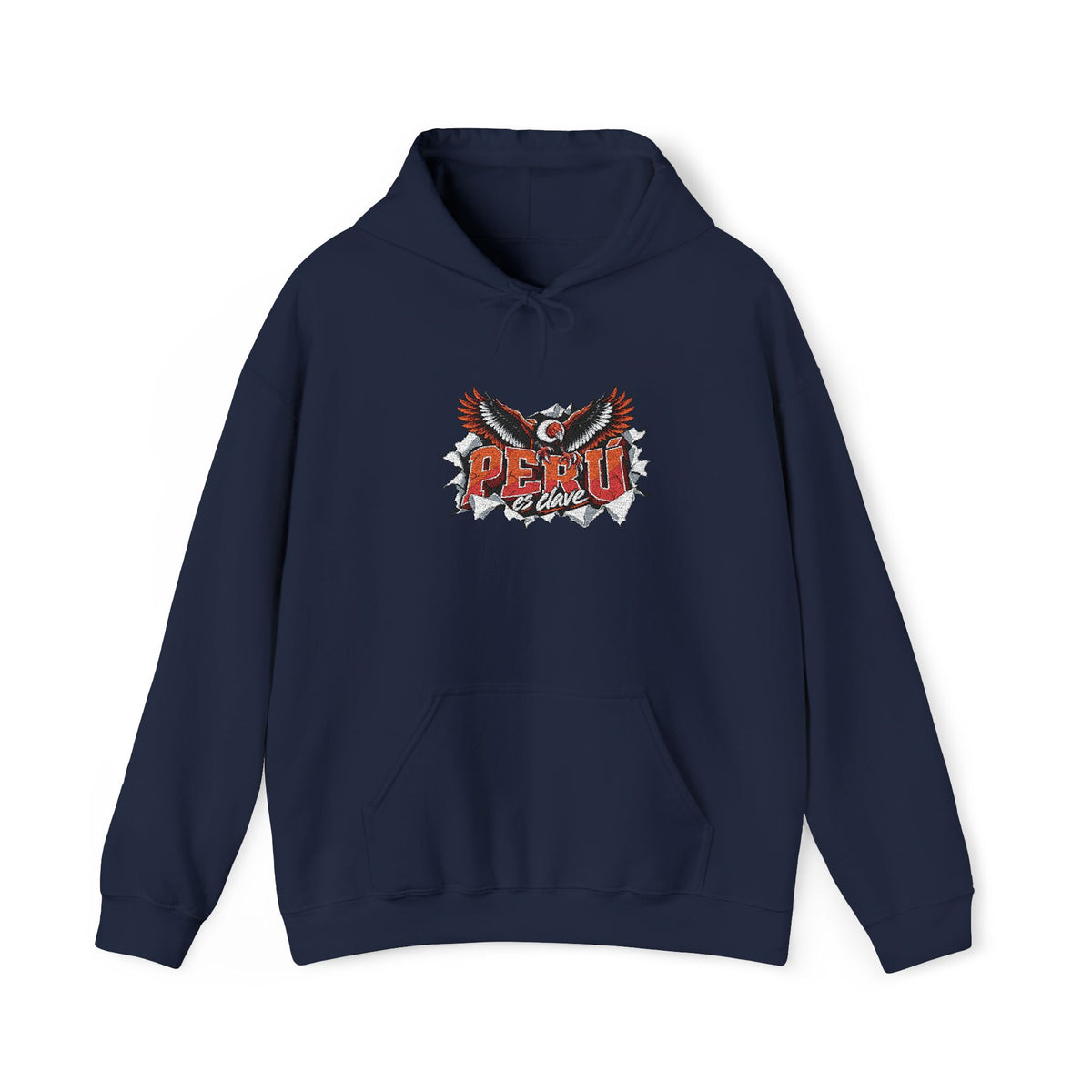 Best Perú es Clave Condor Hoodie - Embroidered Andean Gift