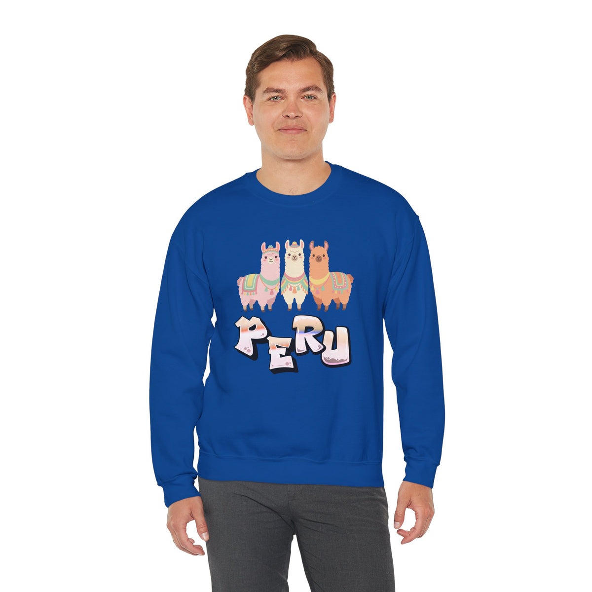 Best Peru Three Llamas Sweatshirt - Peruvian Crewneck