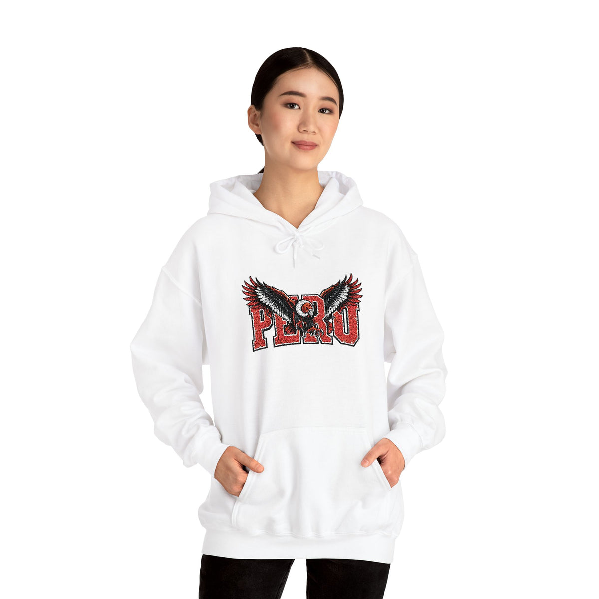 Best Peru Condor Embroidered Hoodie USA