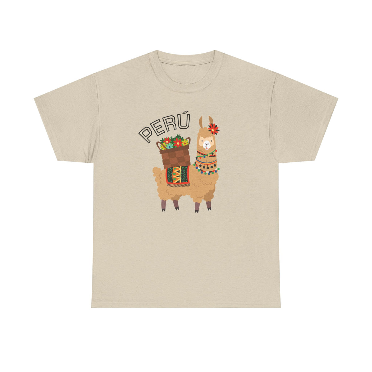 Best Peru Llama T-Shirt USA Unisex Andean Llama Pride Tee