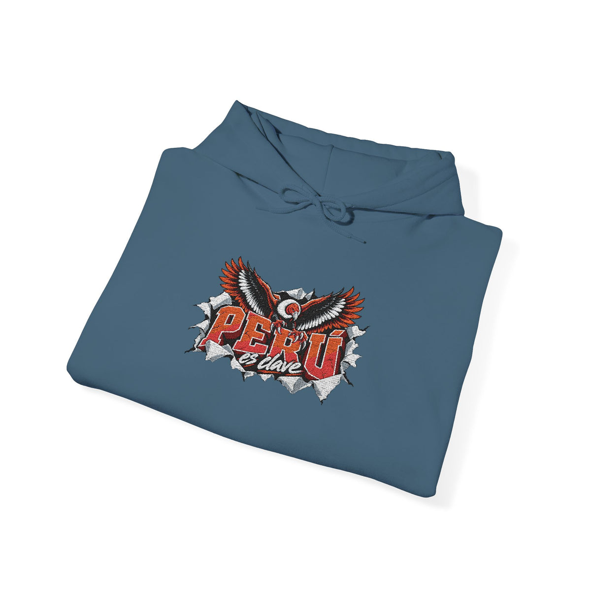 Best Perú es Clave Condor Hoodie - Embroidered Andean Gift