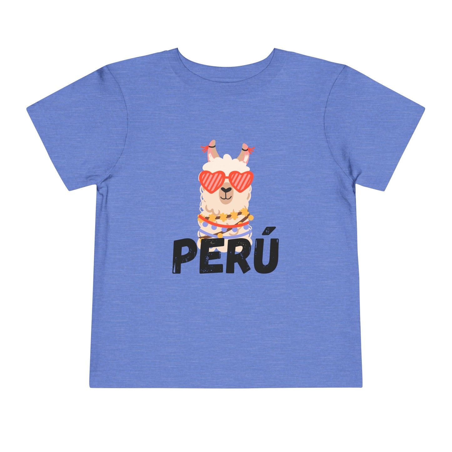 Best PeruvianToddler Short Sleeve Tee "Peru Llama Heart"