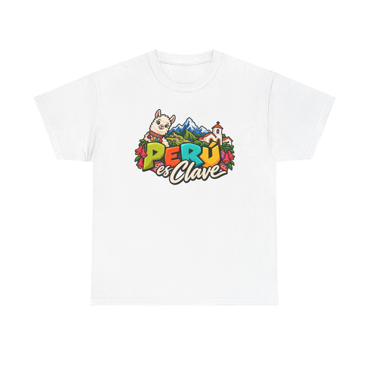 Best Perú es Clave T-Shirt - Alpaca & Machu Picchu Tee Gift