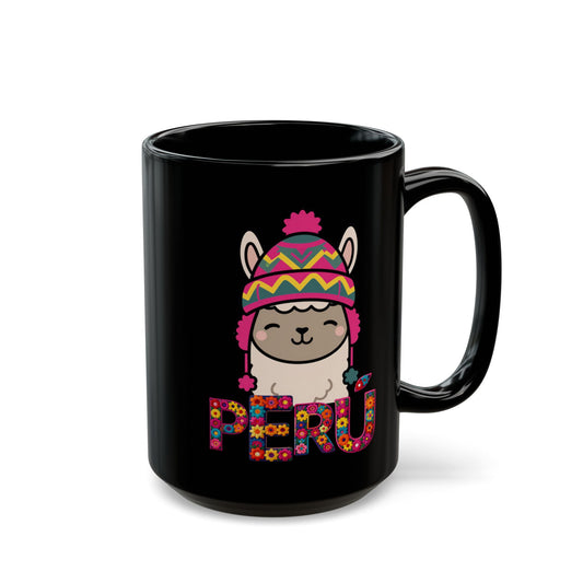 Best Peruvian Black Coffee Mug "Llama Chullo"