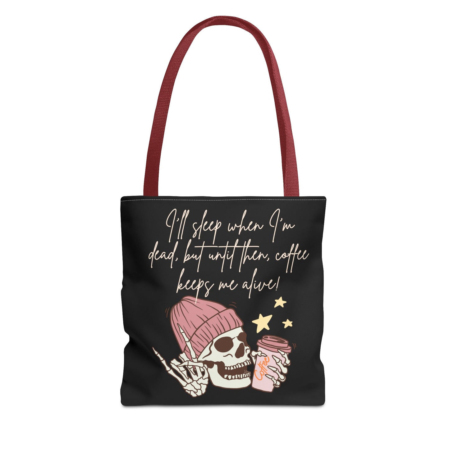 Best Coffee Tote Bag "Coffee keeps me alive"