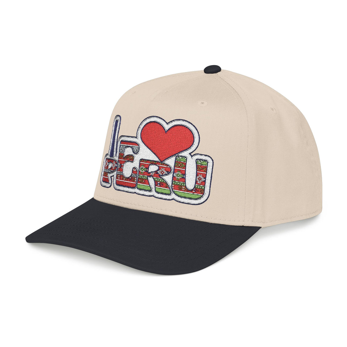 Best I Love Peru Hat - Embroidered Andean Textile Cap