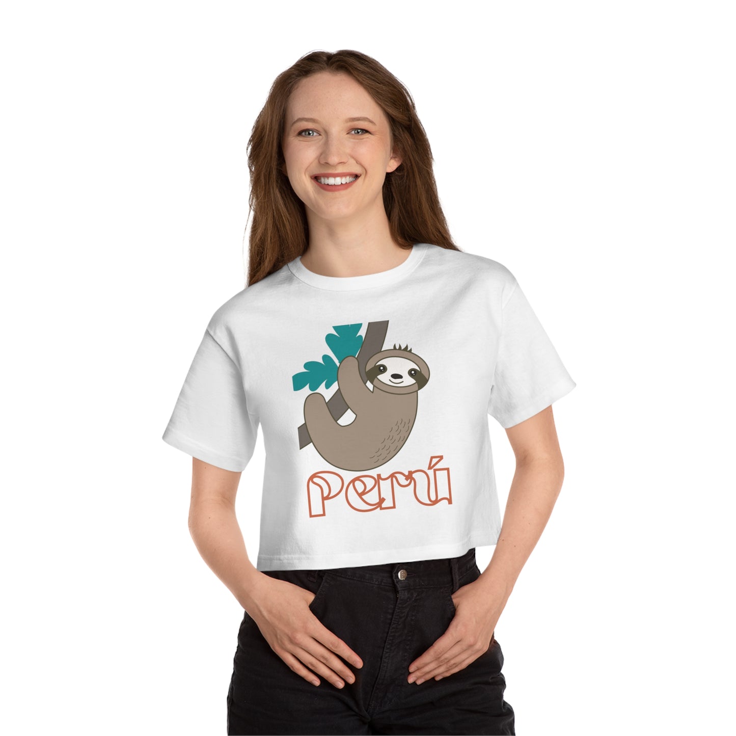 Champion Women's Heritage Cropped T-Shirt "Peru Rainforest"