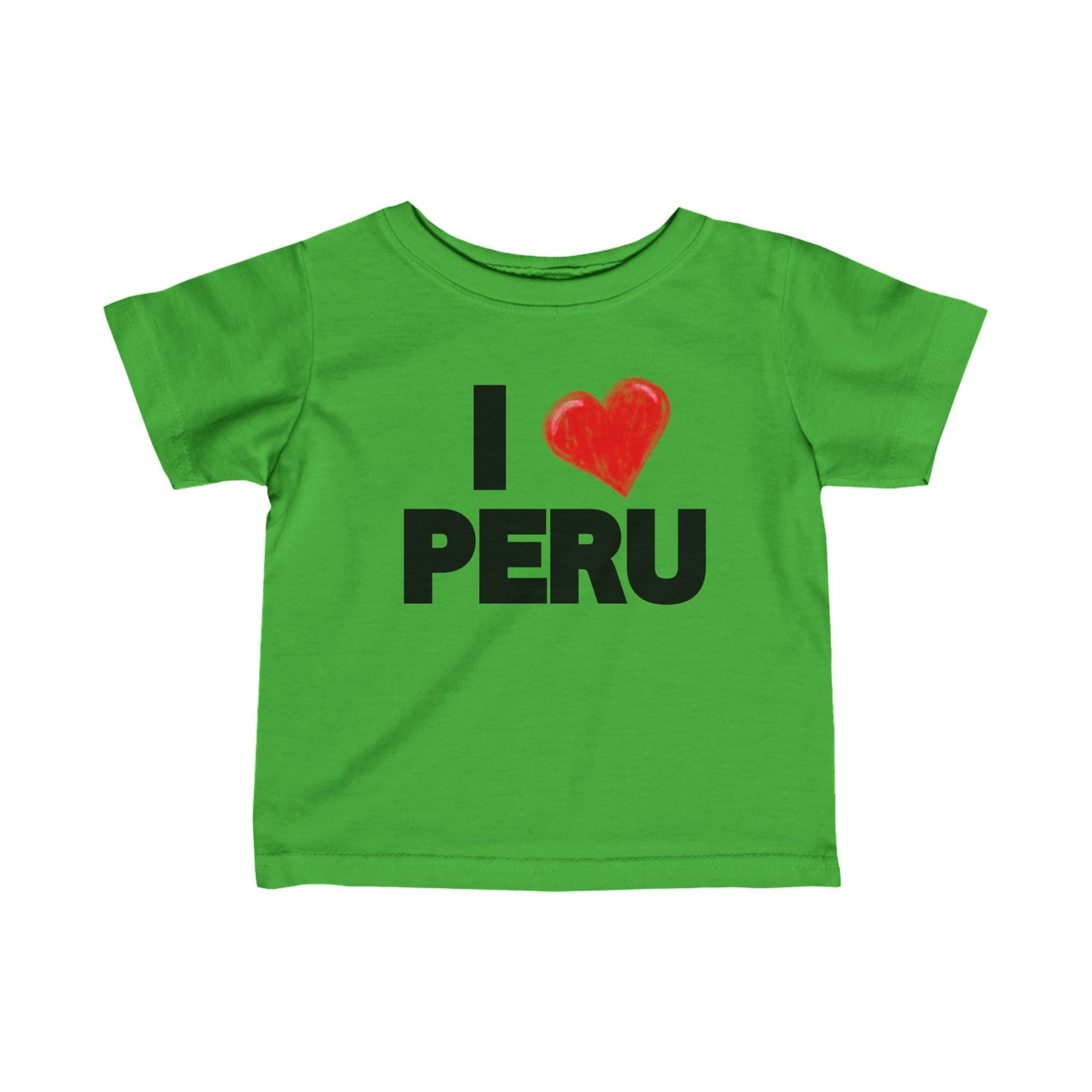 Best Peruvian Infant Fine Jersey Tee "I Love Peru"