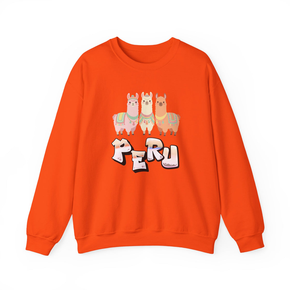 Best Pastel Llama Peru Sweatshirt - Cute Llamas Crewneck