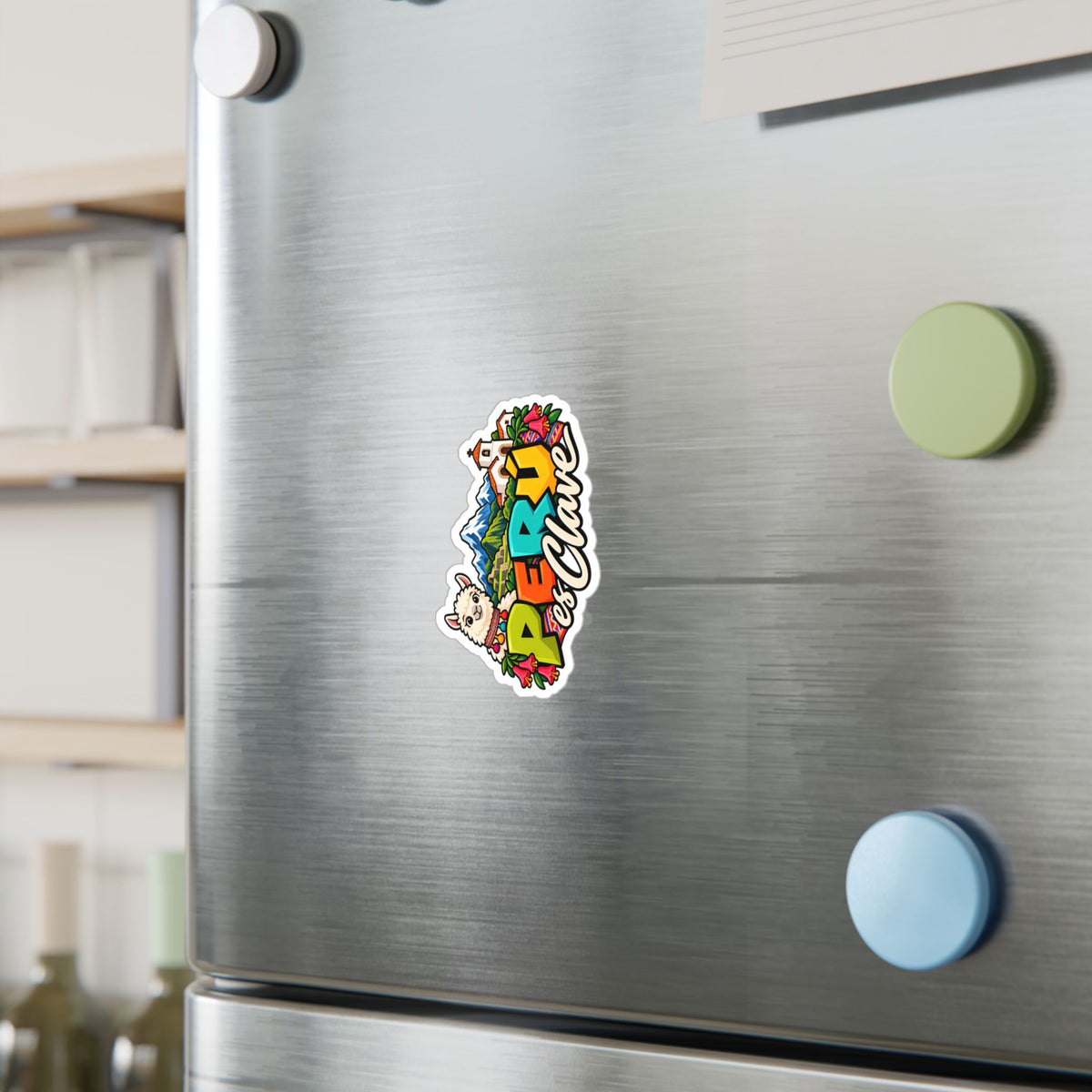 Best Perú es Clave Sticker - Alpaca & Machu Picchu Decal