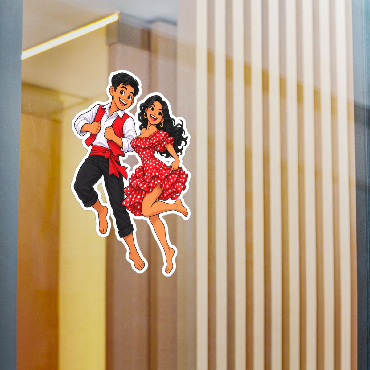 Best Peruvian Dance Couple Sticker - Afro-Peruvian Decal