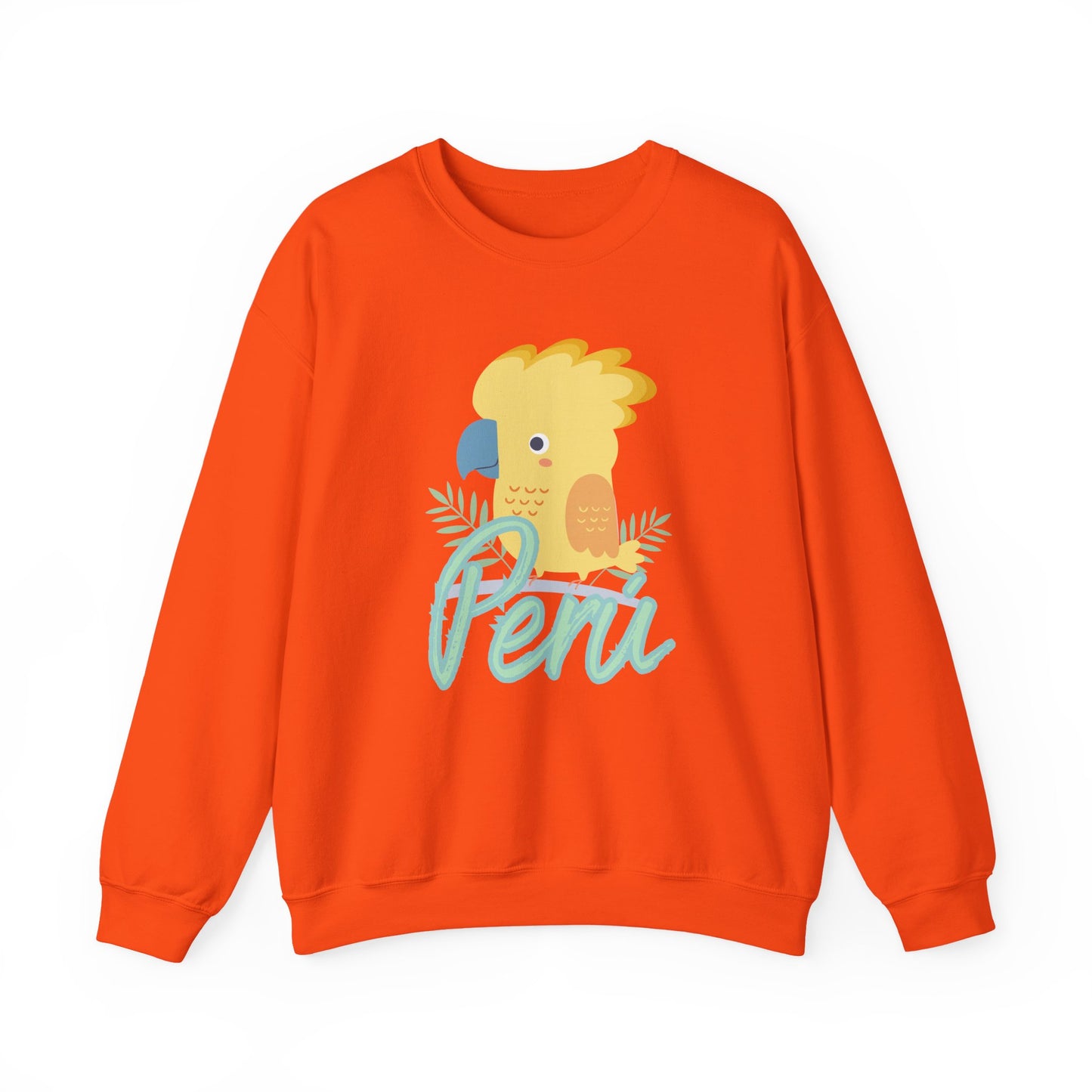 Best Peruvian Unisex Sweatshirt "Gallito de las Rocas"